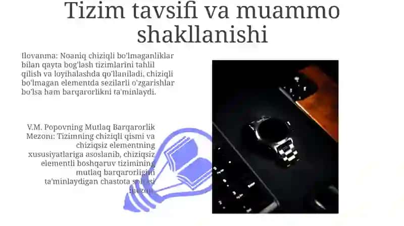Popovning Mutlaq Barqarorlik Mezoni 3