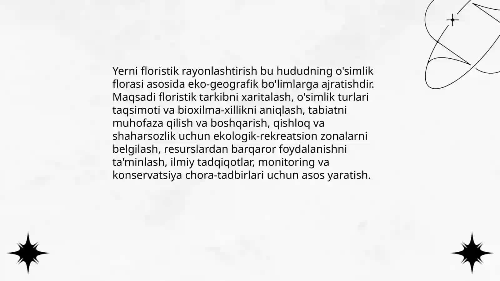 Yerni floristik rayonlashtirish 3