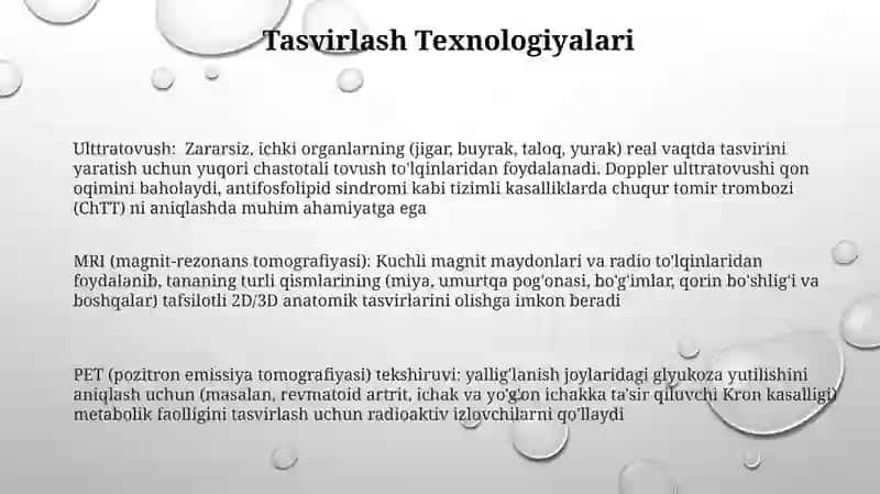 Ulttratovush va MRI kasalliklar 3