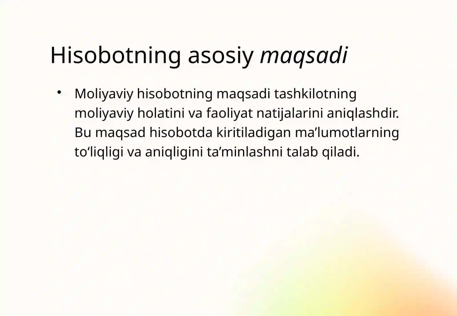 Hisobot Ko‘laminianiqlash 3