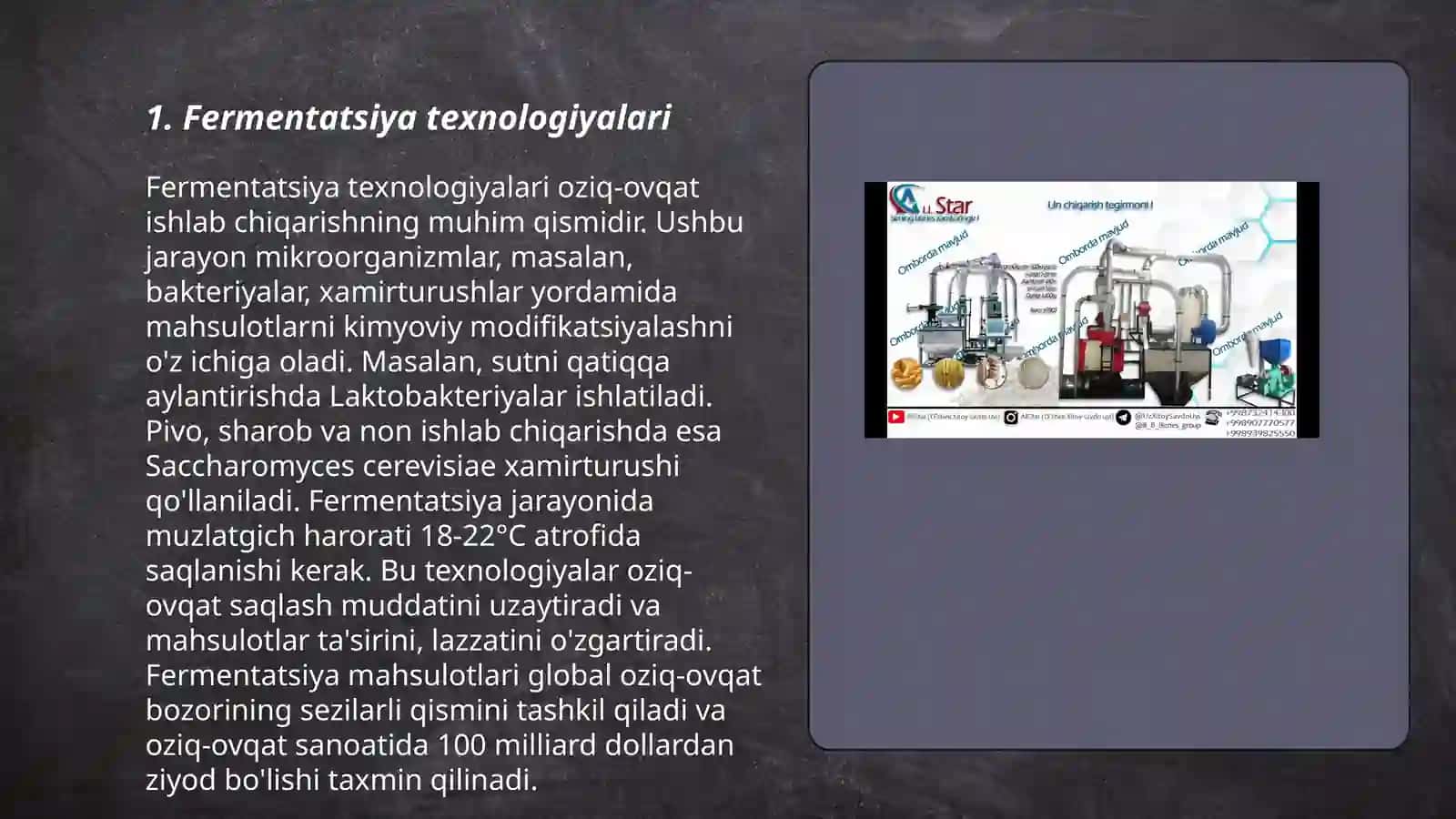 Fermentatsiya texnologiyalari 3