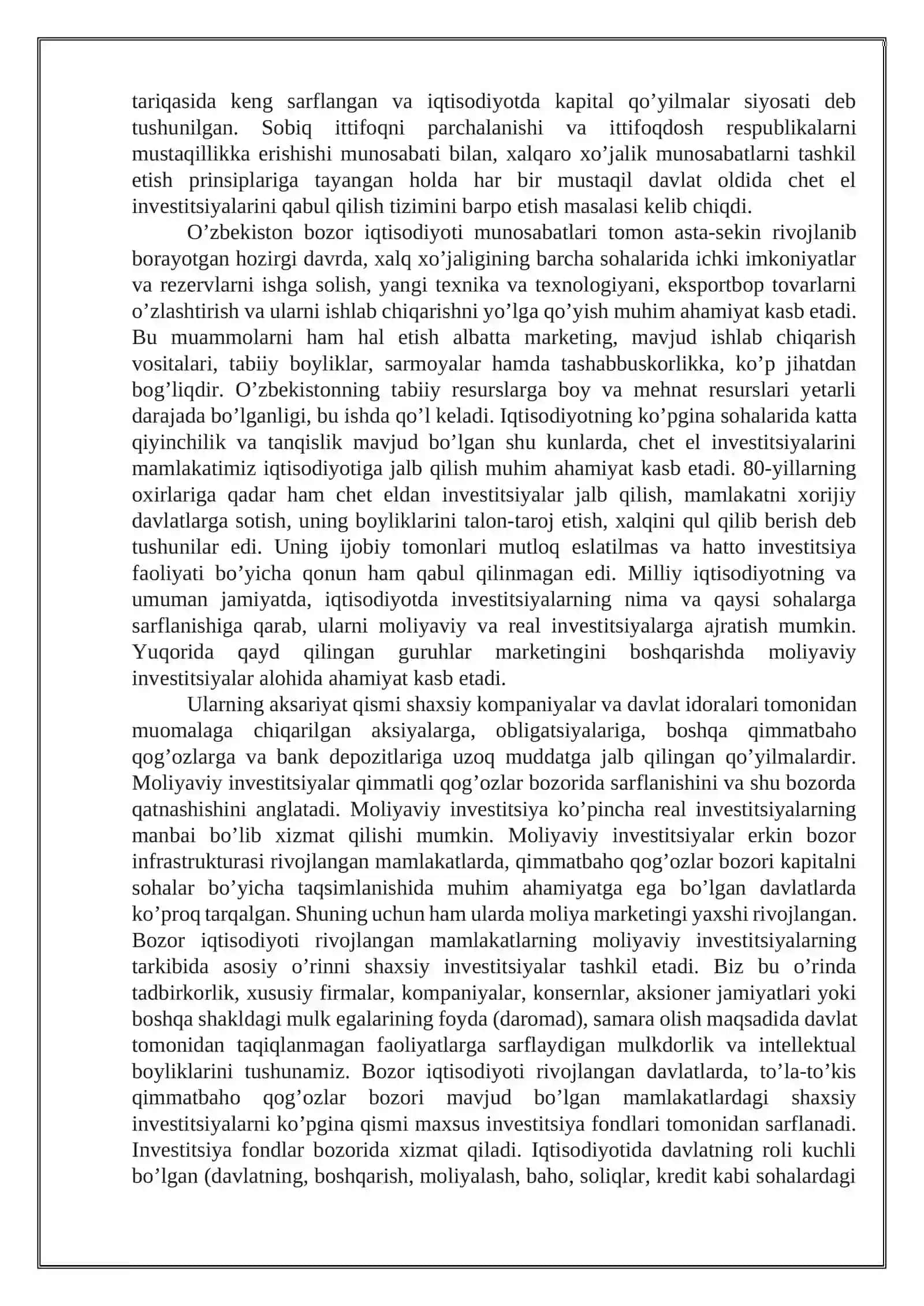 Investitsiyalar marketingi 3