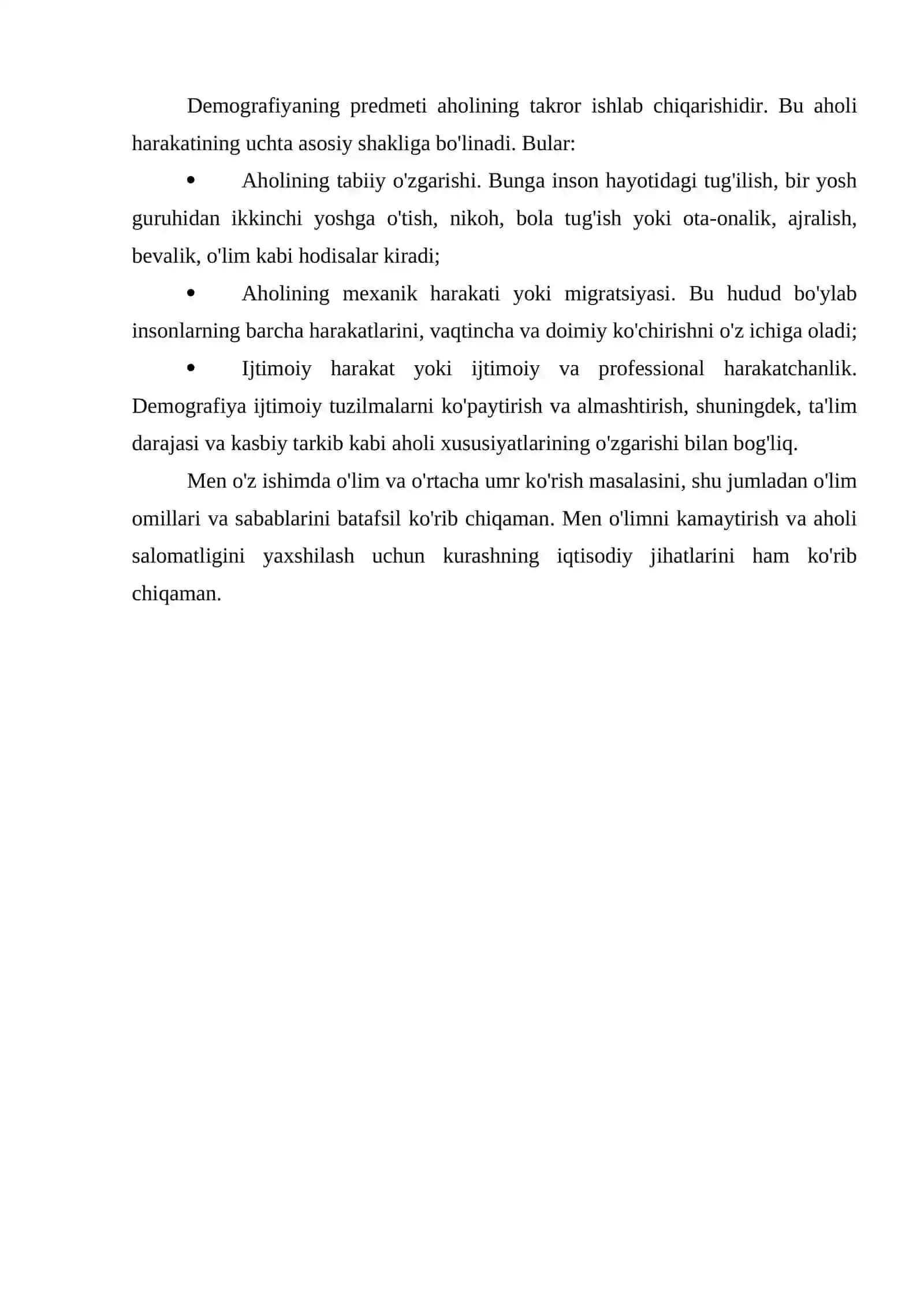 O‘LIM DARAJASI VA UNING TIBBIY-SOTSIAL SABABLARI 3