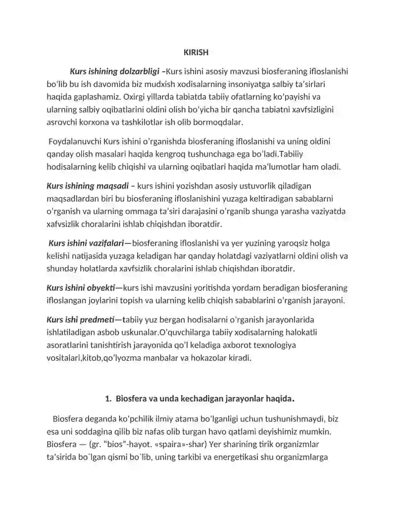 Biosferaning Ifloslanishi va uning oldini olish masalasi 3