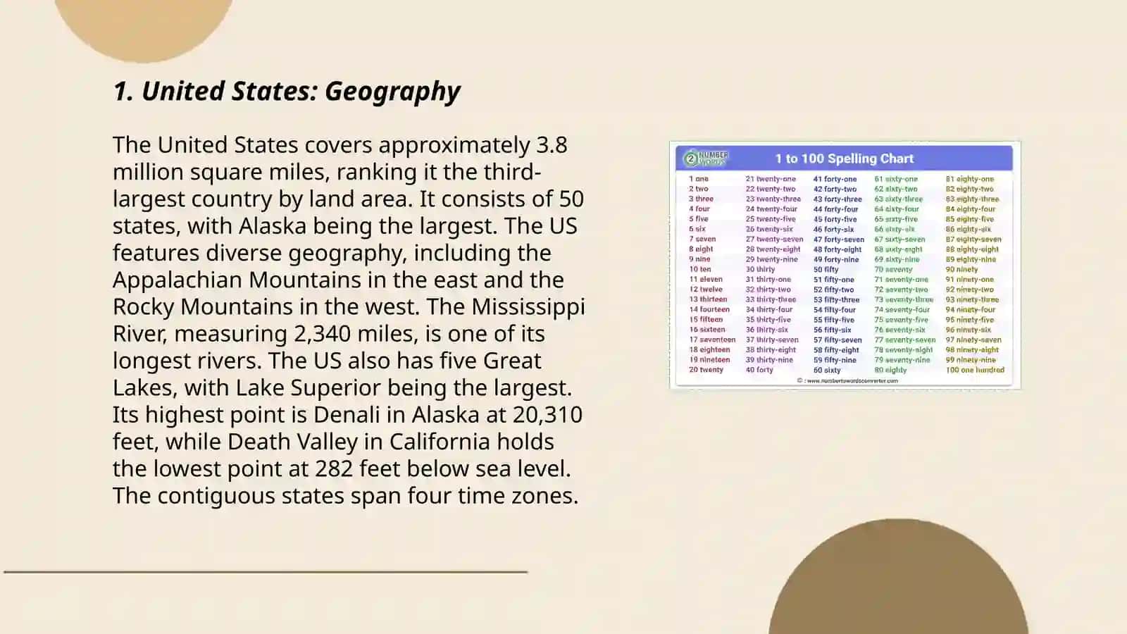 United States: Geography 3