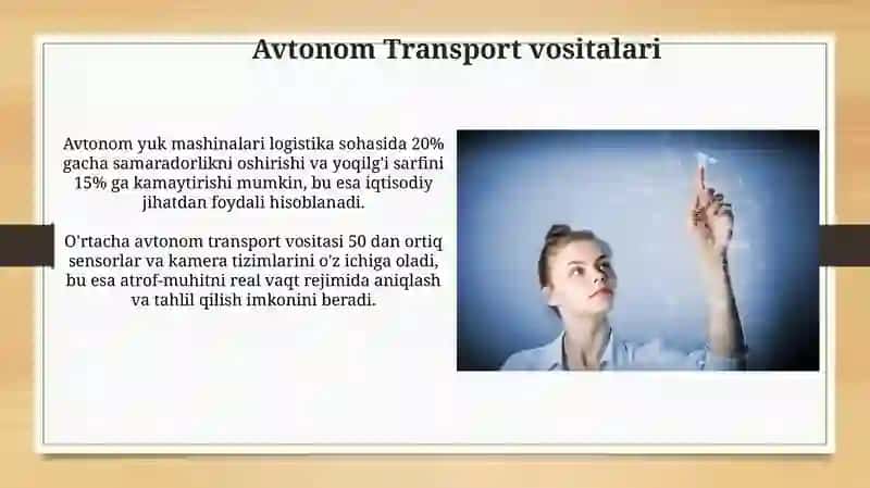 Avtonom Transport vositalari 3