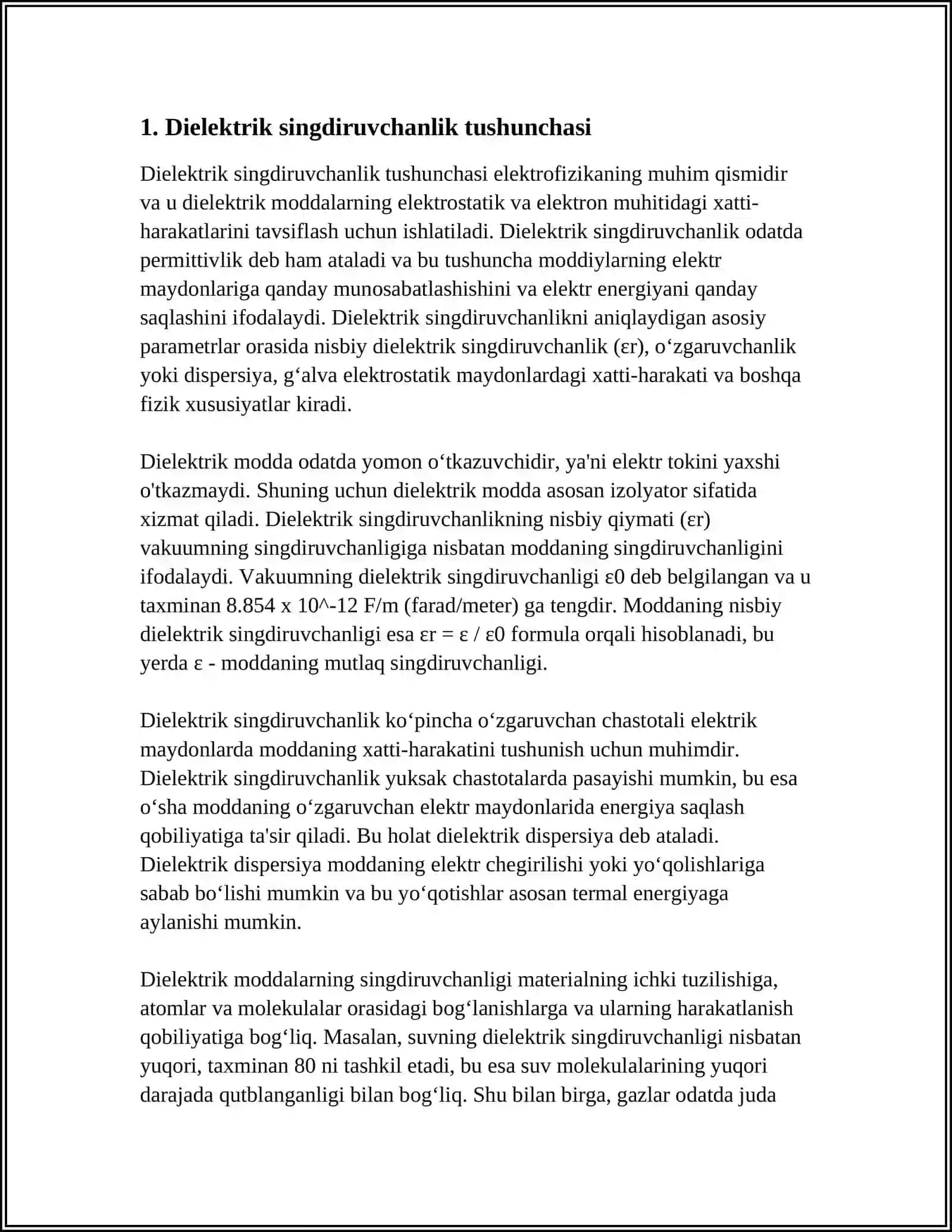 DIELEKTRIK SINGDIRUVCHANLIKNING DISPERSIYASI 3