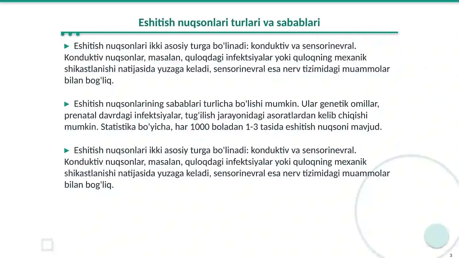 Eshitishda nuqsoni bor bolalar (surdopsixologiya) 3