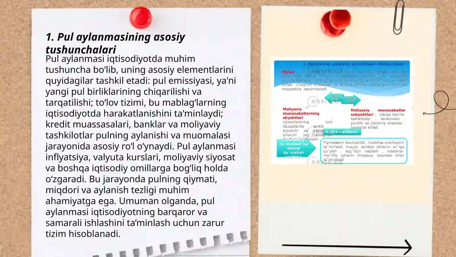 Pul aylanmasi va uning tarkibi 3