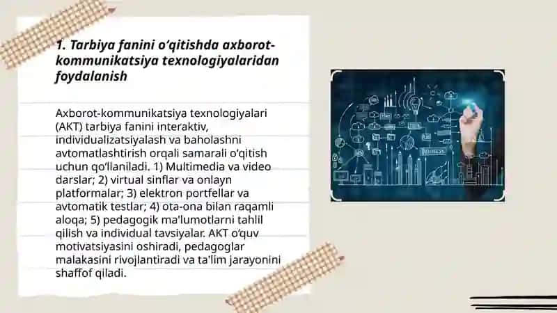 Tarbiya fanini oʻqitish metodikasi 3