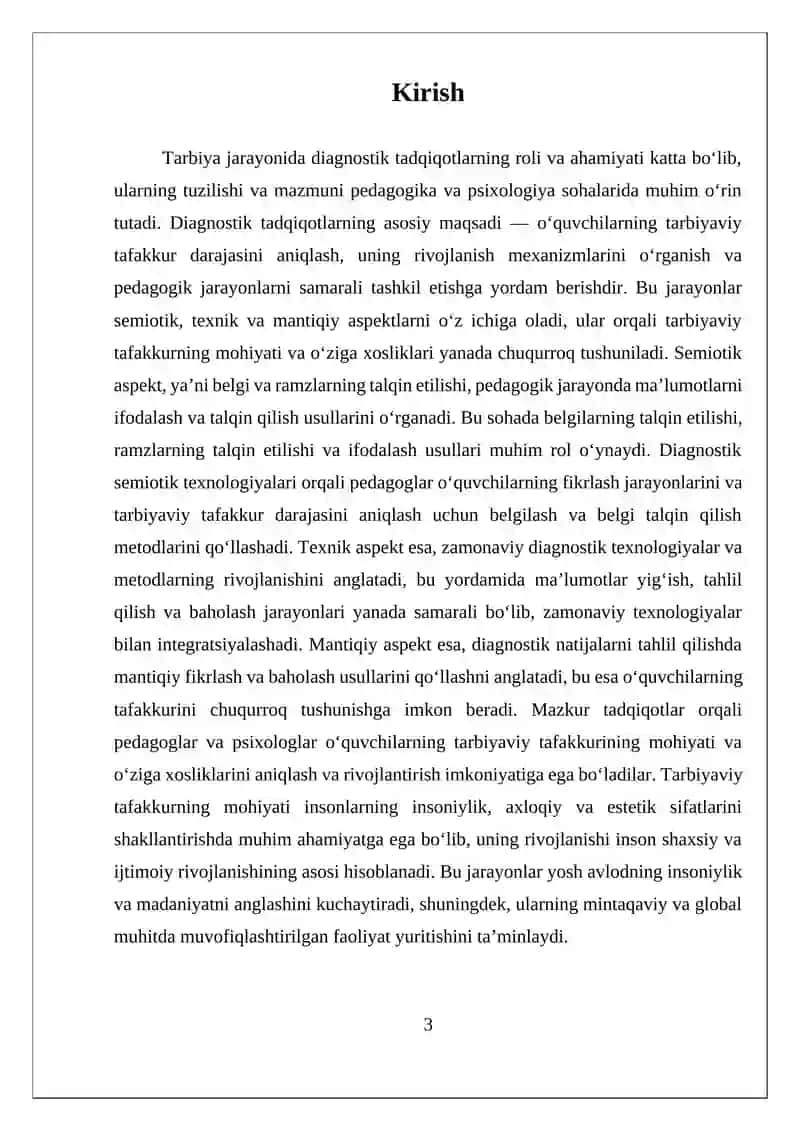 DIAGNOSTIK TADQIDOTLARNING TUZILISHI 3