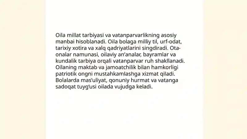 Millat tarbiyasi va vatanparvarlik 3