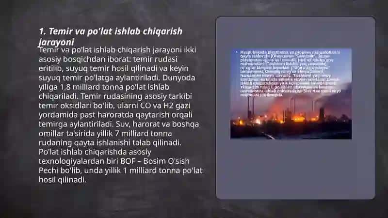 O‘zbekistonning metallurgiya sanoati 3
