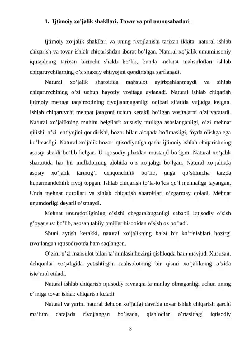 Bozor iqtisodiyoti 3