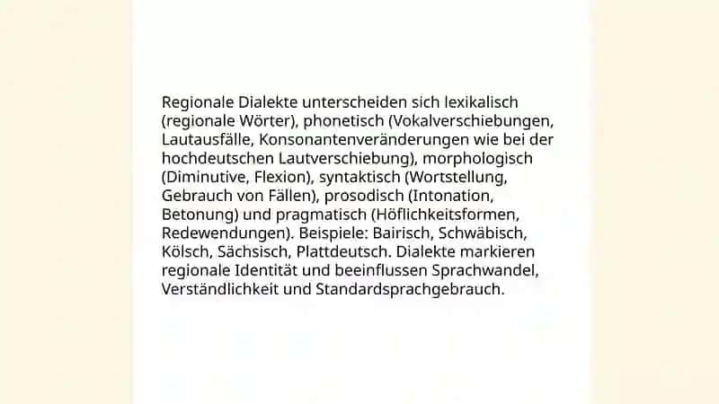 Sprechen und Regionen 3