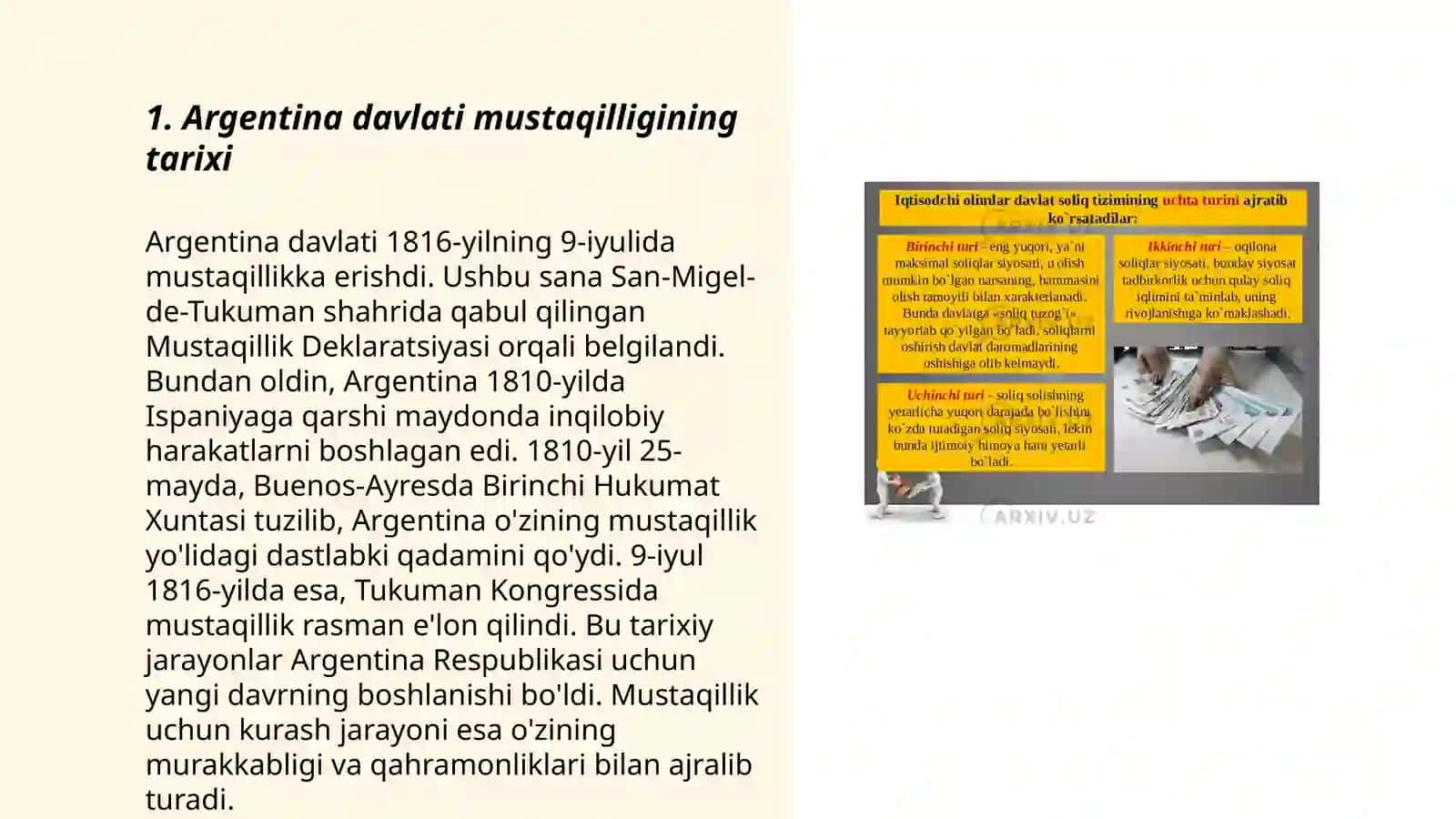Argentina Davlati Mustaqilligining Tarixi 3