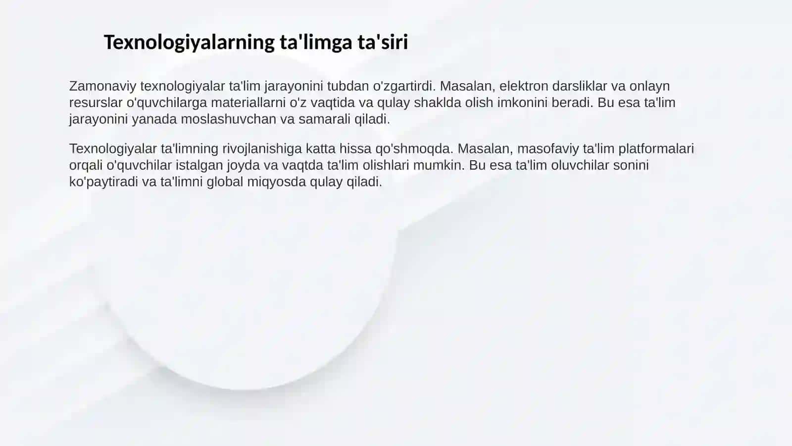 Ta’limda zamonaviy texnologiyalar 3