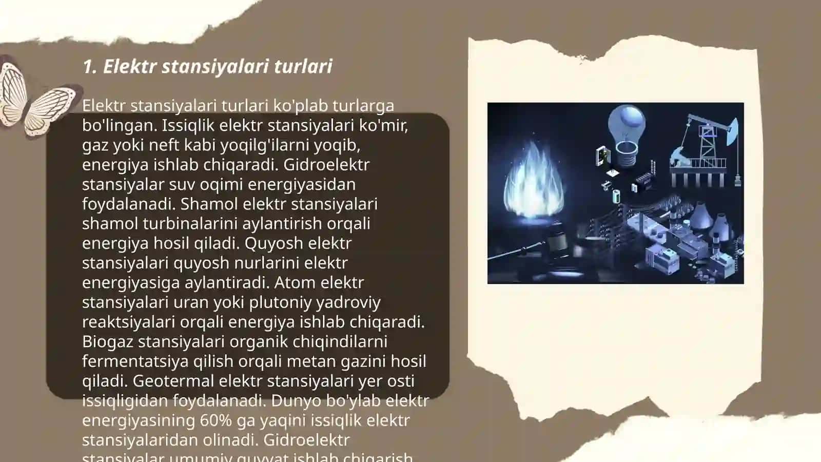 Elektr energiyasini ishlab chiqarish va tarqatish 3