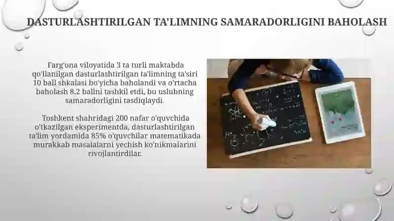 Matematikada Dasturlashtirilgan Ta'lim 3
