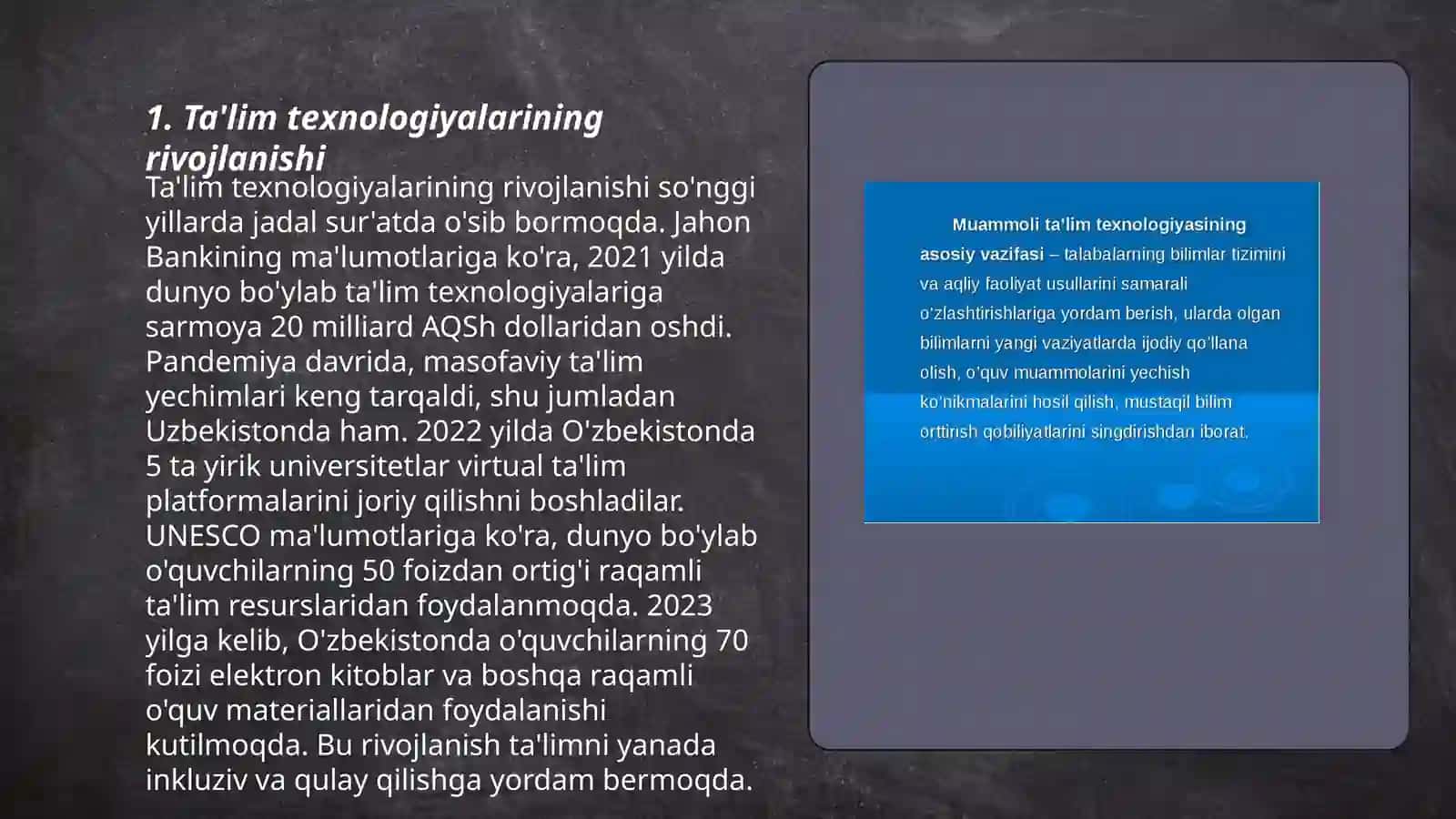 Taʼlim texnologiyalari 3