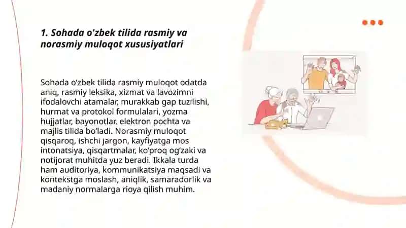 Sohada o'zbek tilini muloqot va kommunikatsiya jarayoni 3