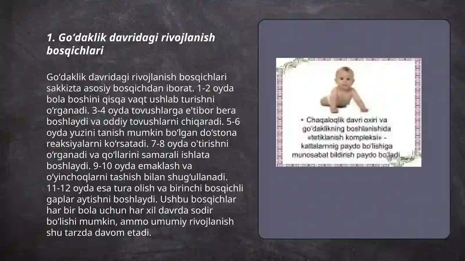 Goʻdaklik davrining psixologik xususiyatlari 3