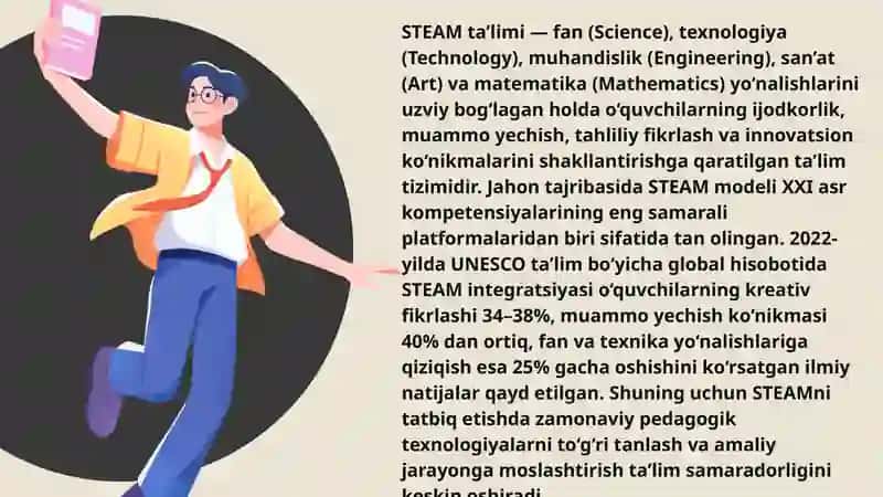 STEAM TA’LIM TEXNOLOGIYASI 3