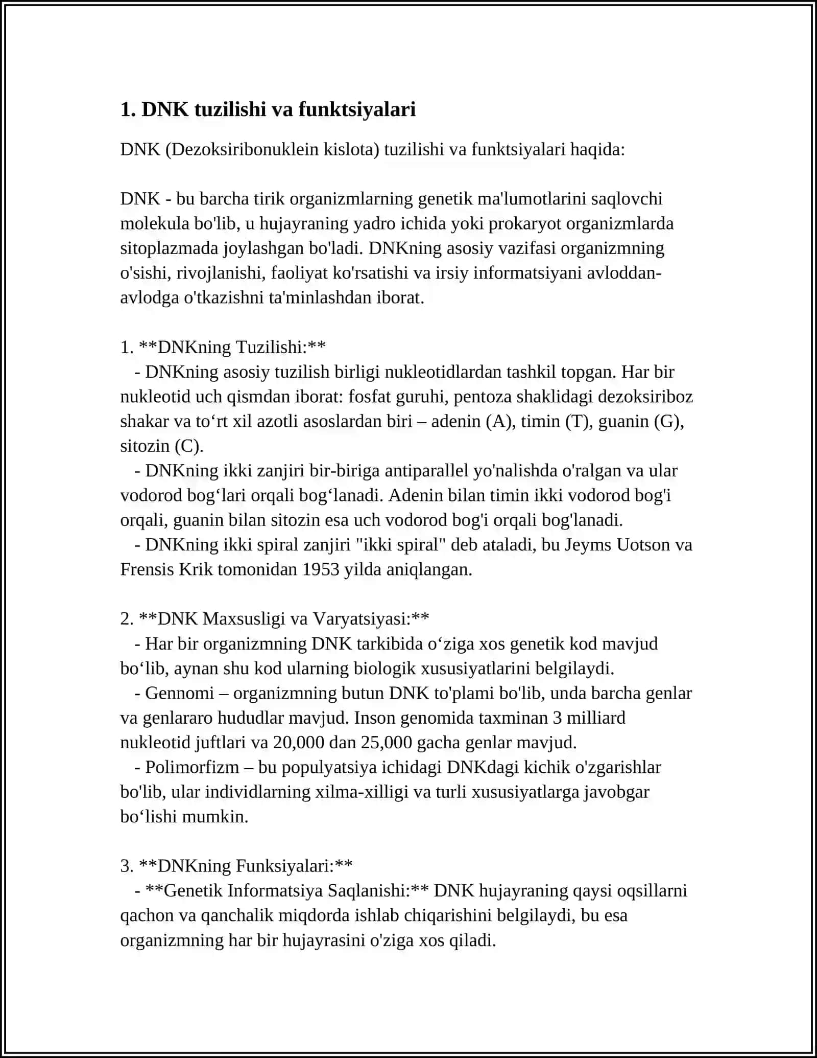 DNK REPARATSIYASI 3