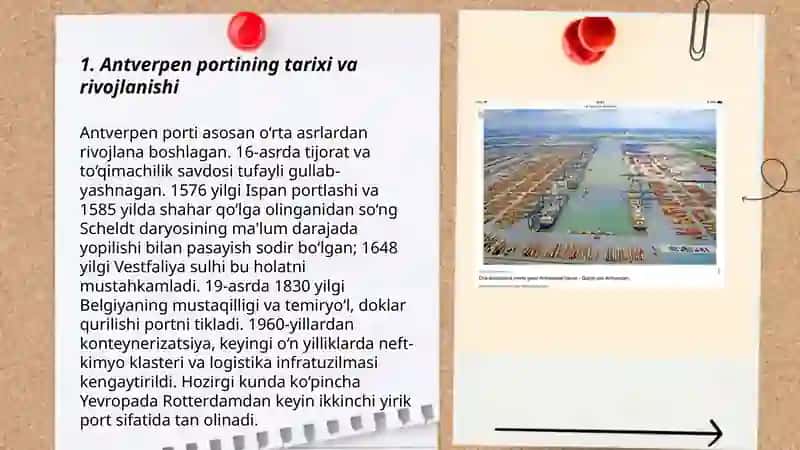 Antverpen portining tarixi va rivojlanishi 3