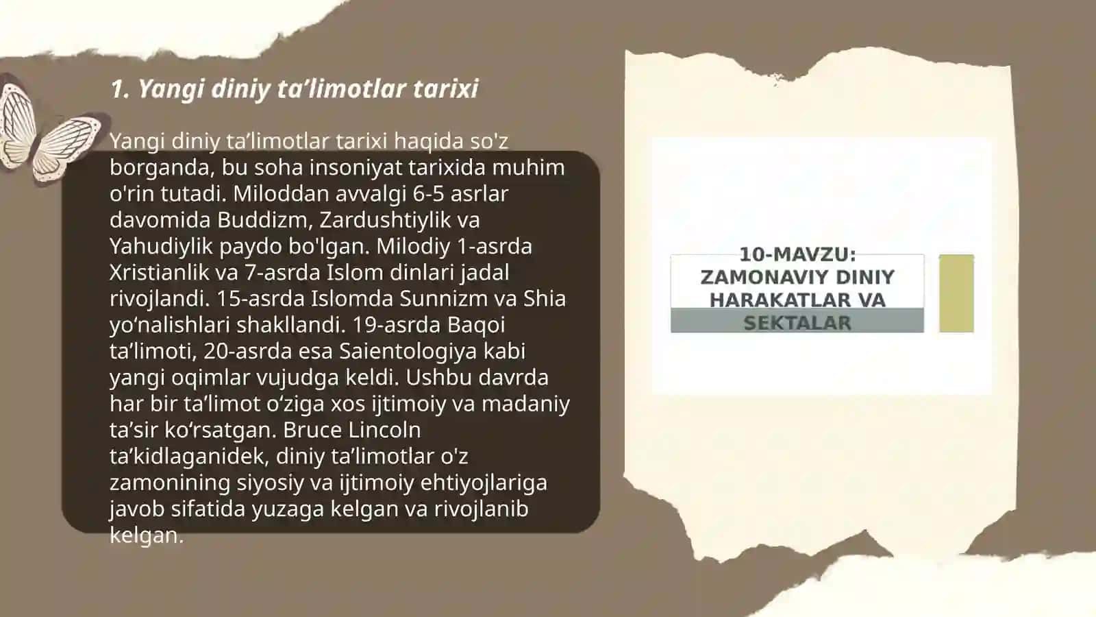 Yangi diniy taʼlimotlar va sektalar 3