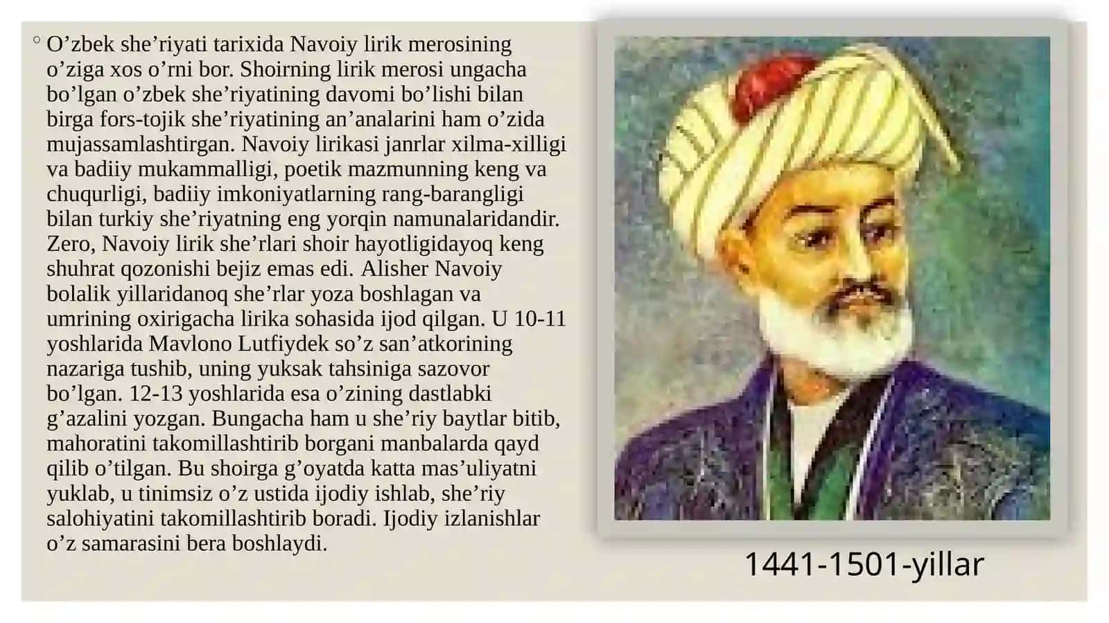 Alisher Navoiy gʻazallari tahlili 3