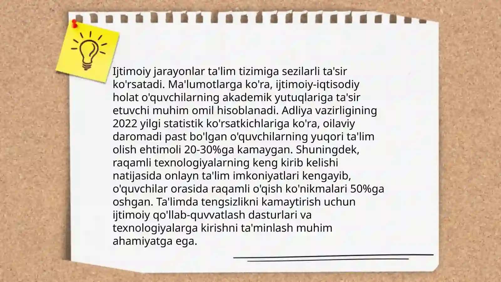 Ijtimoiy jarayonlar va ta'lim 3