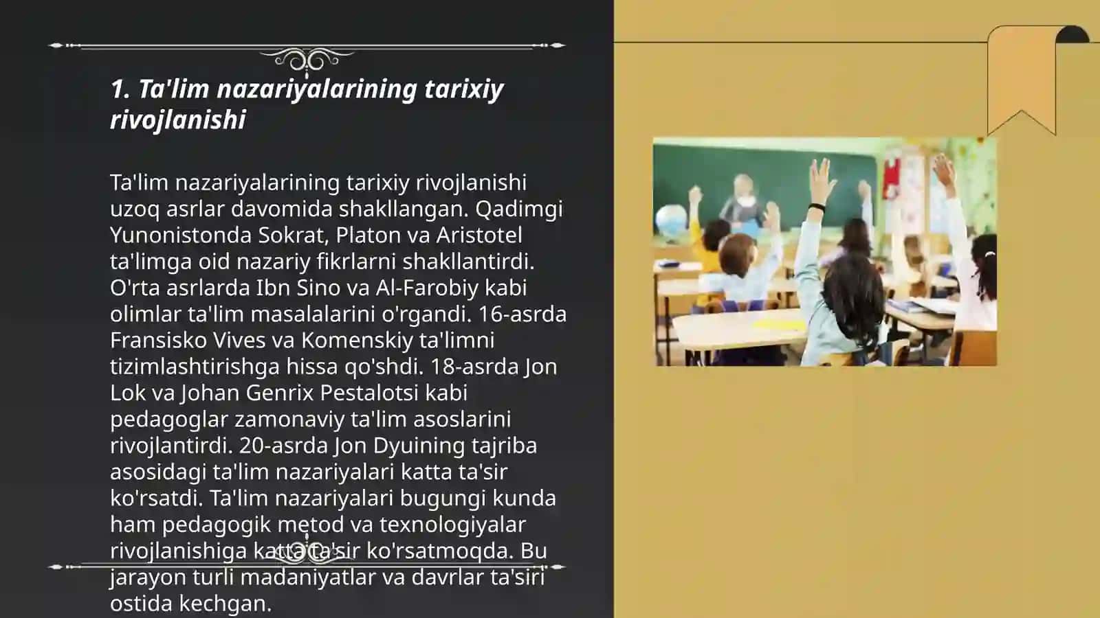 Ta'lim nazariyasi 3