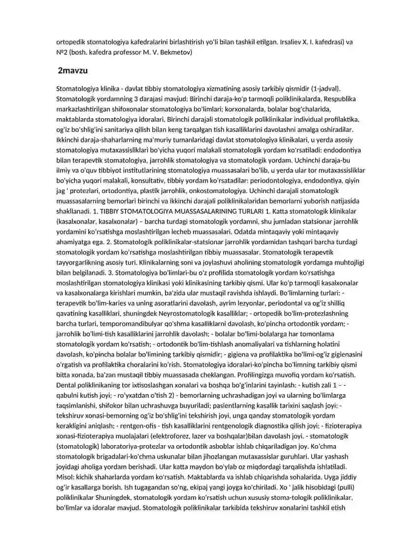 Stomatologiya amaliy mashg'ulotlar 3