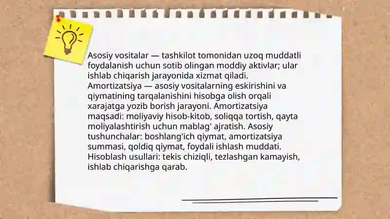 Asosiy vositalarga amartizatsiya hisoblash tartibi 3