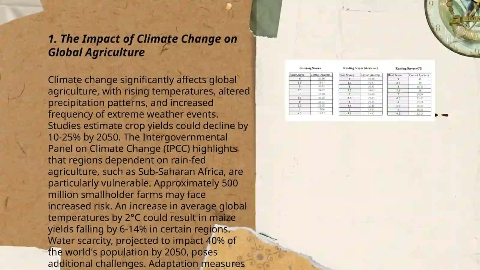 The Impact of Climate Change on Global Agriculture 3
