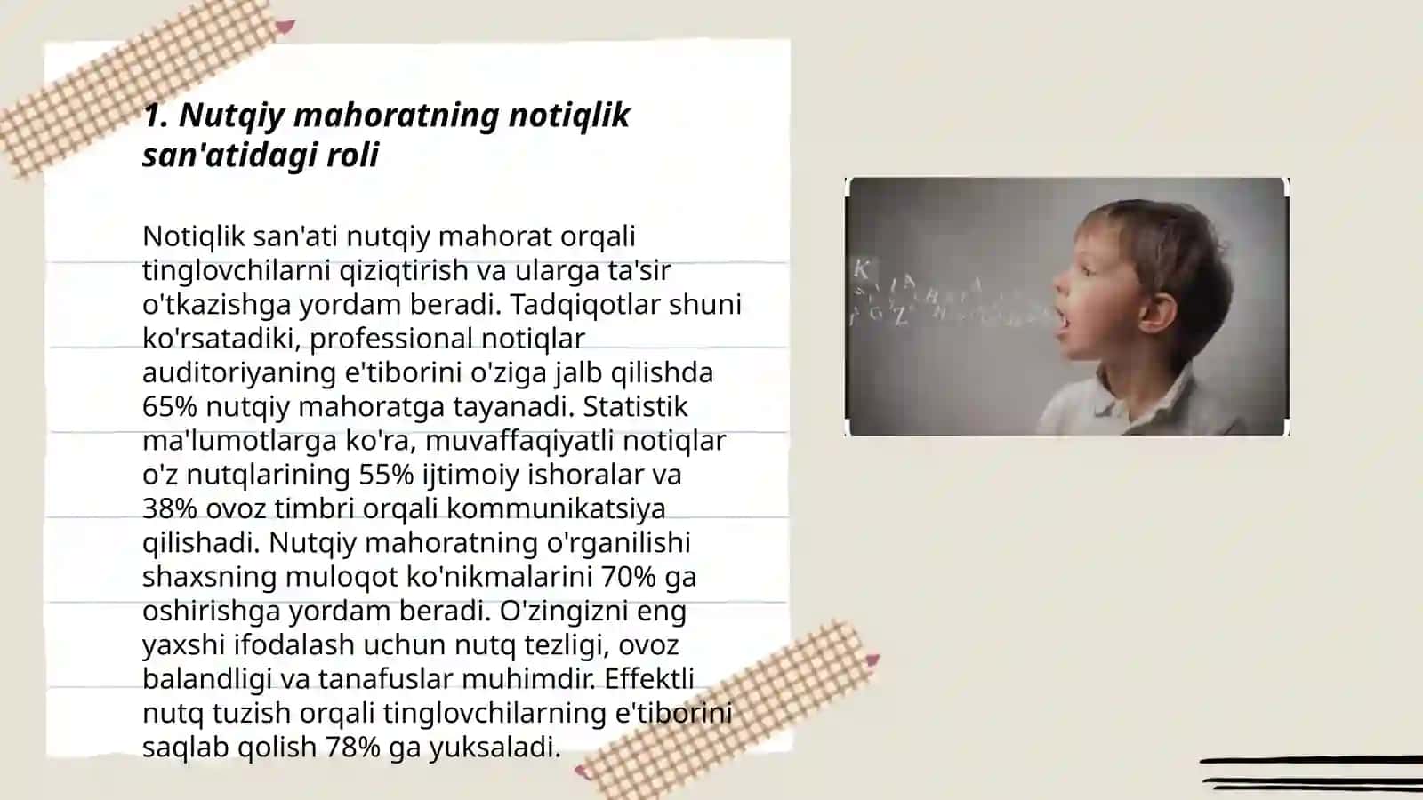 Nutqiy mahoratning notiqlik san'atida o'rni 3