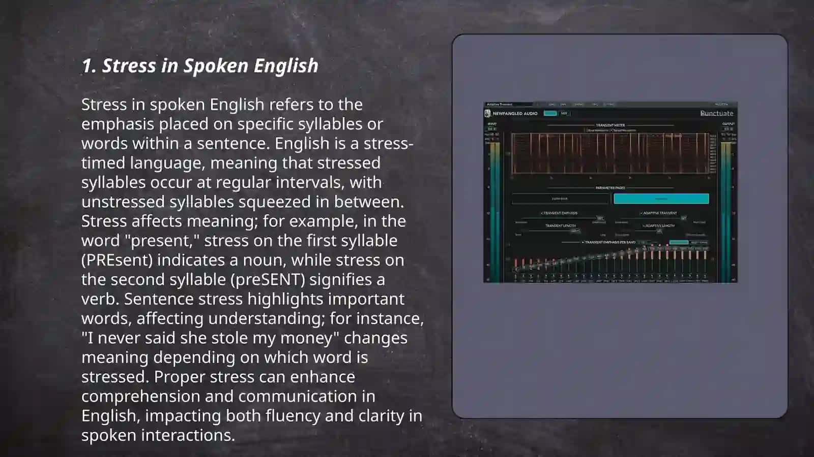 Stress in Spoken English 3