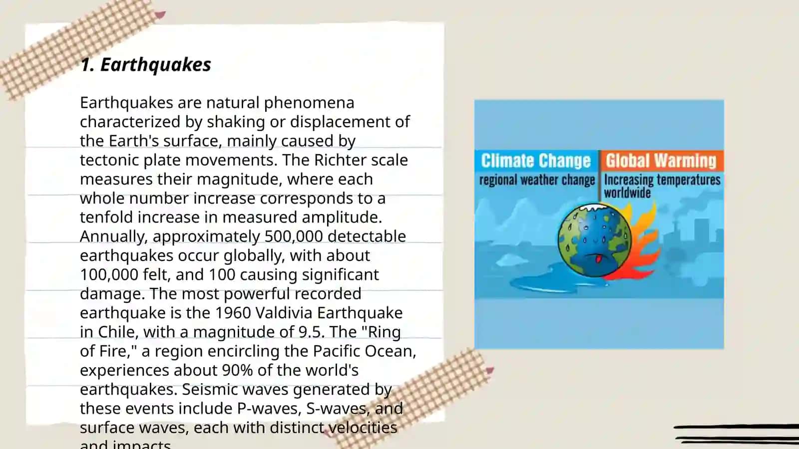 Natural disasters.Global warming and greenhouse effects 3