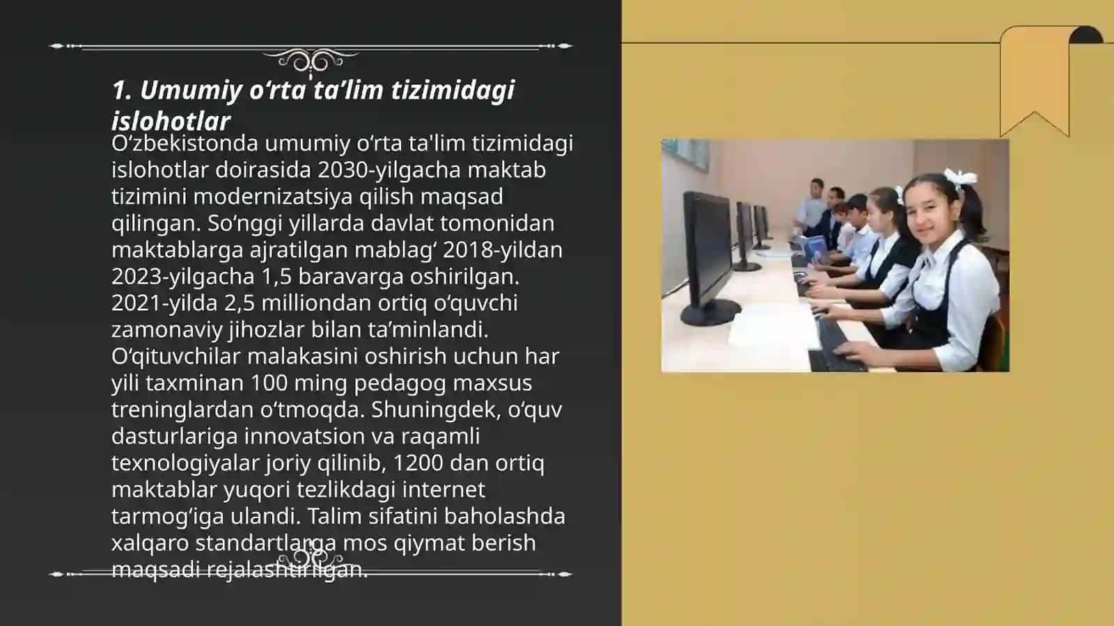Umumiy o‘rta taʼlim tizimidagi islohotlar 3