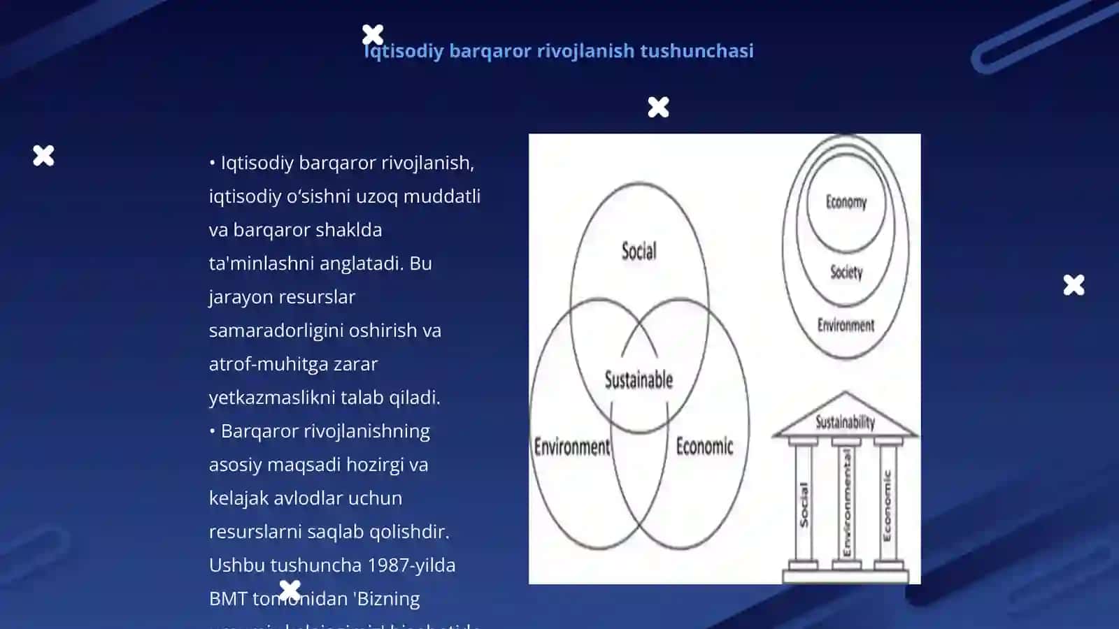 Iqtisodiy barqaror rivojlanish va iqtisodiy oʻsish omillari 3
