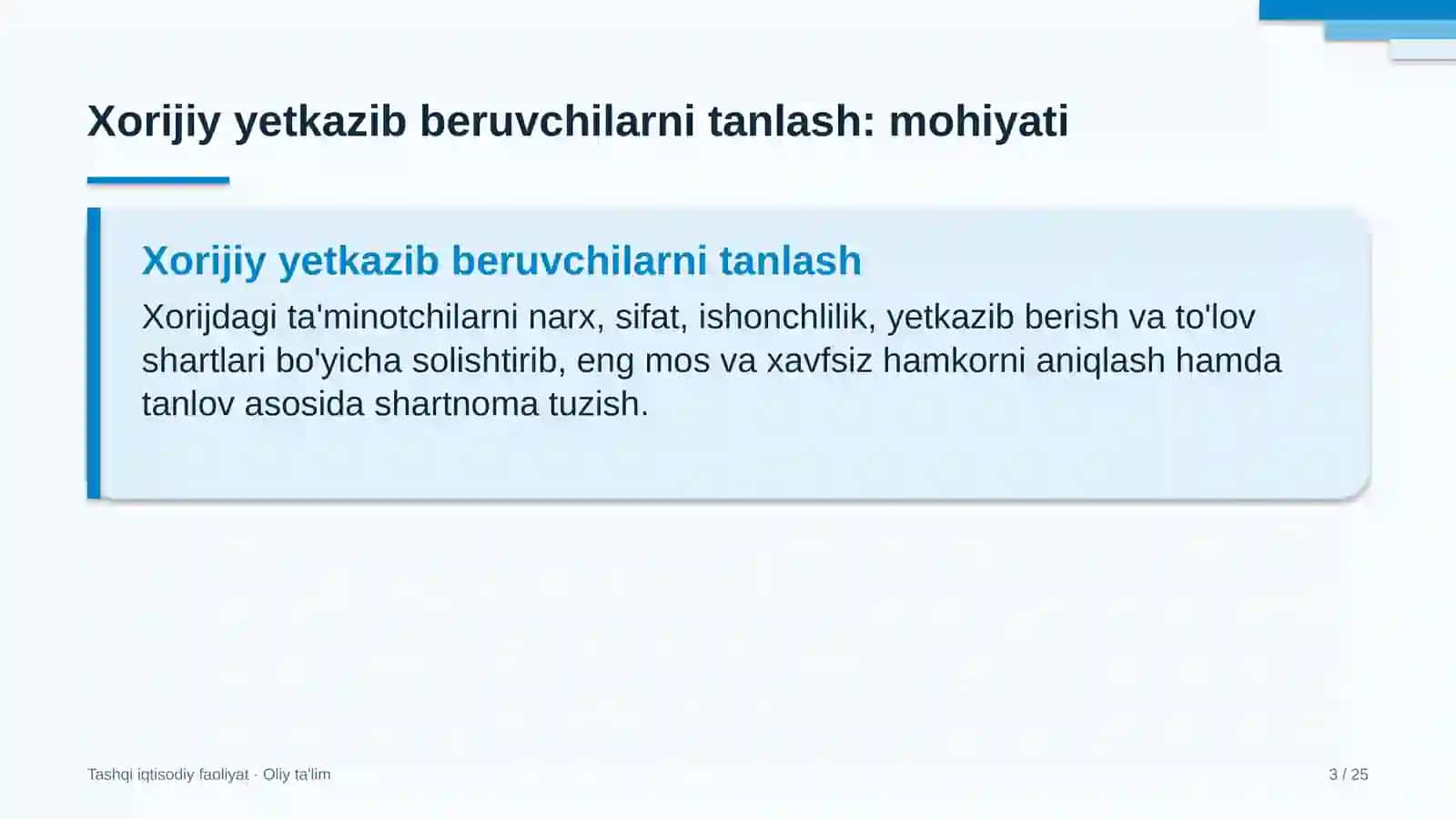 Konserva zavodlarida xorijiy yetkazib beruvchilarni tanlash 3