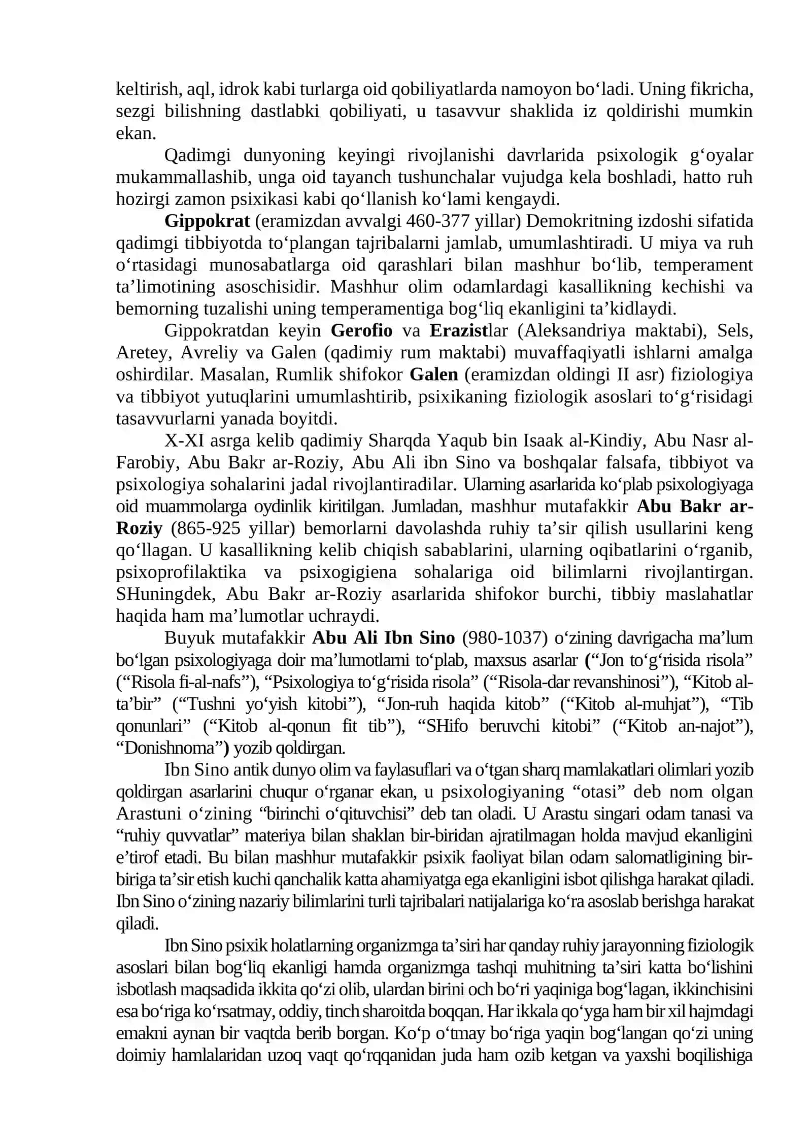 Psixologiya fanining rivojlanish tarixi 3