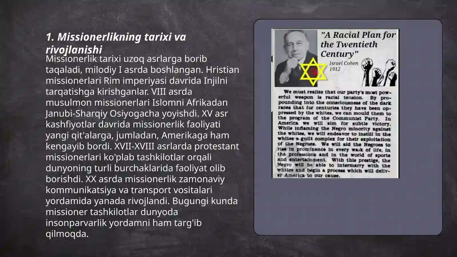 Missionerlikning tarixi va rivojlanishi 3