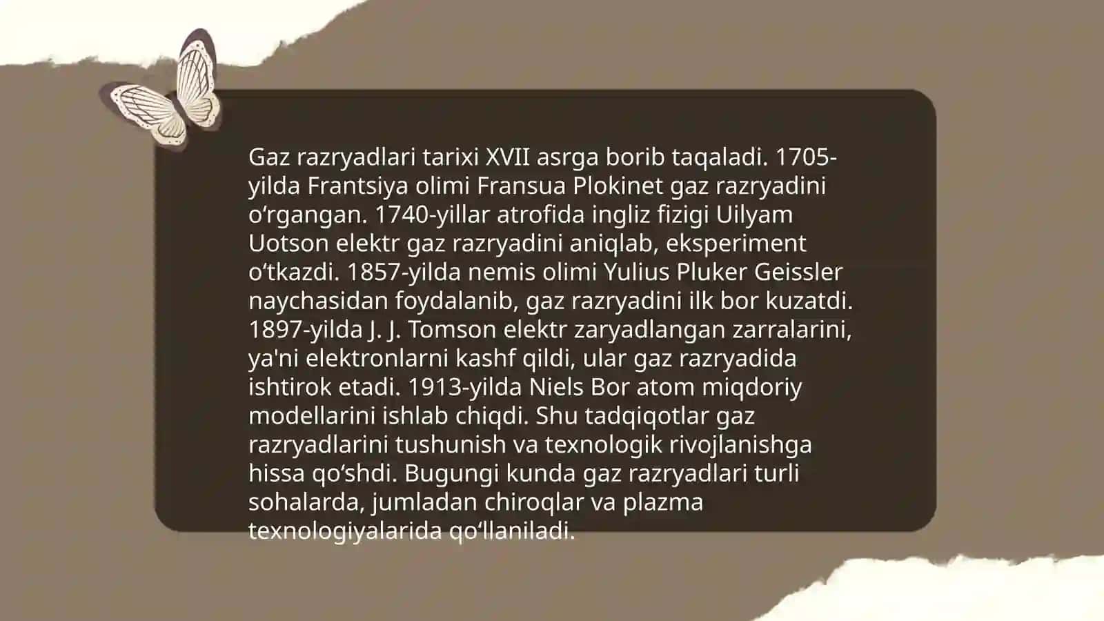 Gaz razriyadlari va ularning tarixi 3