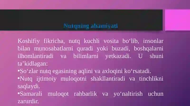 Koshifiyning soʻz o‘tish va nutqning ta'siri 3