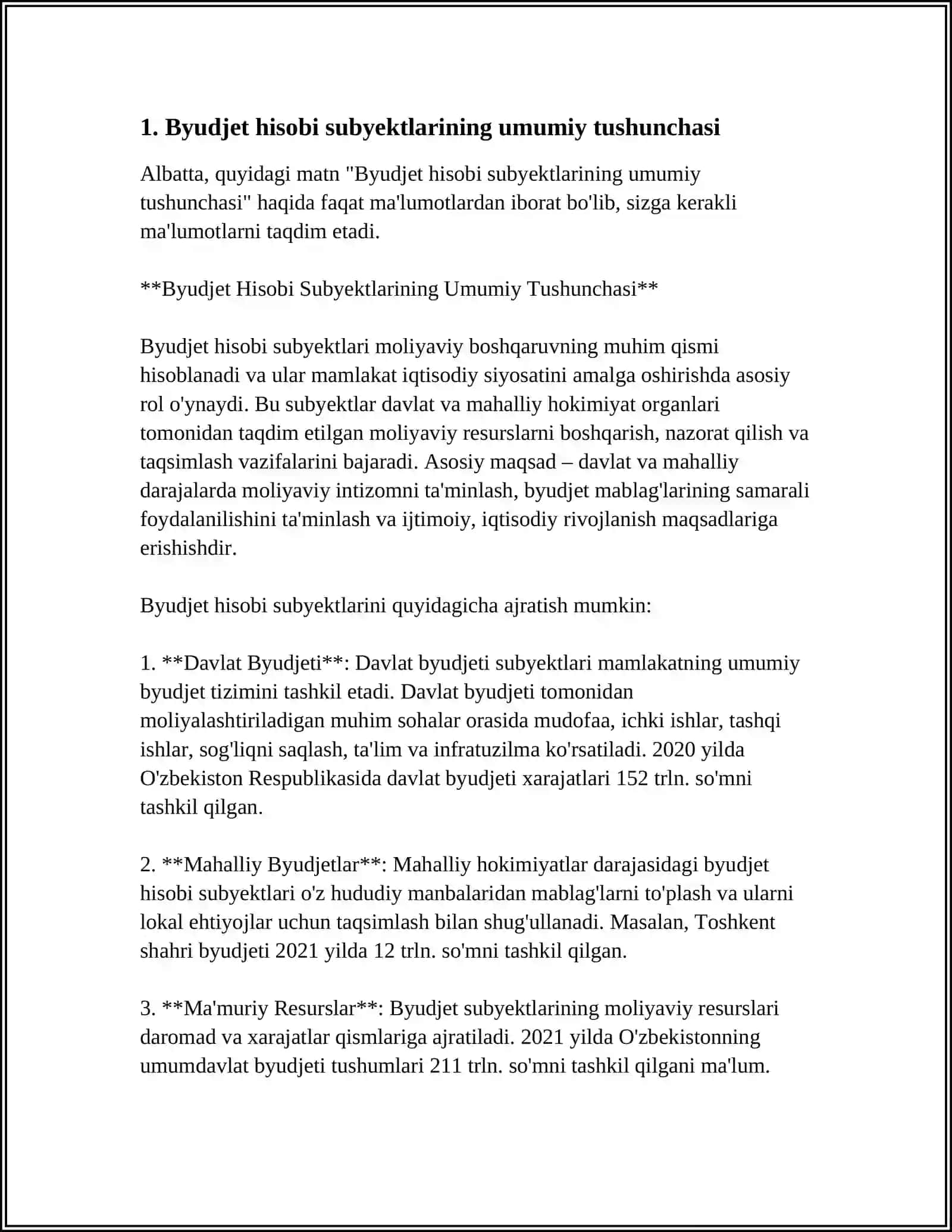 BYUDJET HISOBI SUBYEKTLARI 3