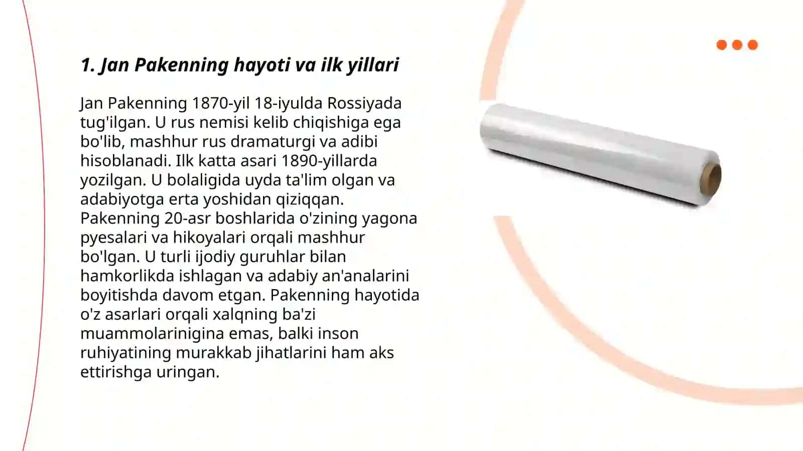 Jan Paken ijodi va faoliyati 3