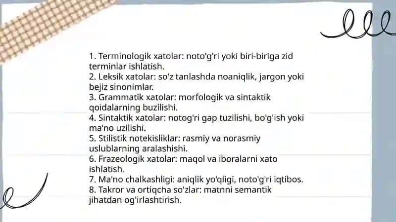 OAV tili va undagi uslubiy xatolar 3