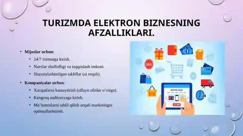 Turizmda Elektron Biznes va Uni Elektron Tijoratlashtirish 3